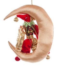 RK-473/1 Кукла подвесная «Клоун на луне»