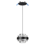 5031/6L L-VISION ODL24 513 чёрный/металл/акрил Подвес LED 6W 4000K 432лм KLOT