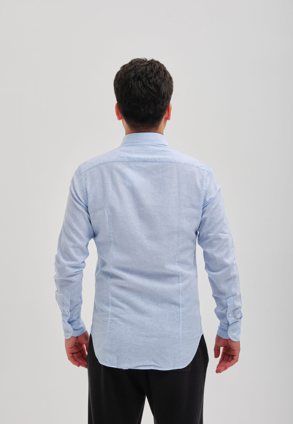 Рубашка мужская Лен LIGHT BLUE
