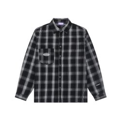 Рубашка Ymkashix Velvet Button Tartan