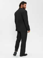 Однобортный костюм без ворота