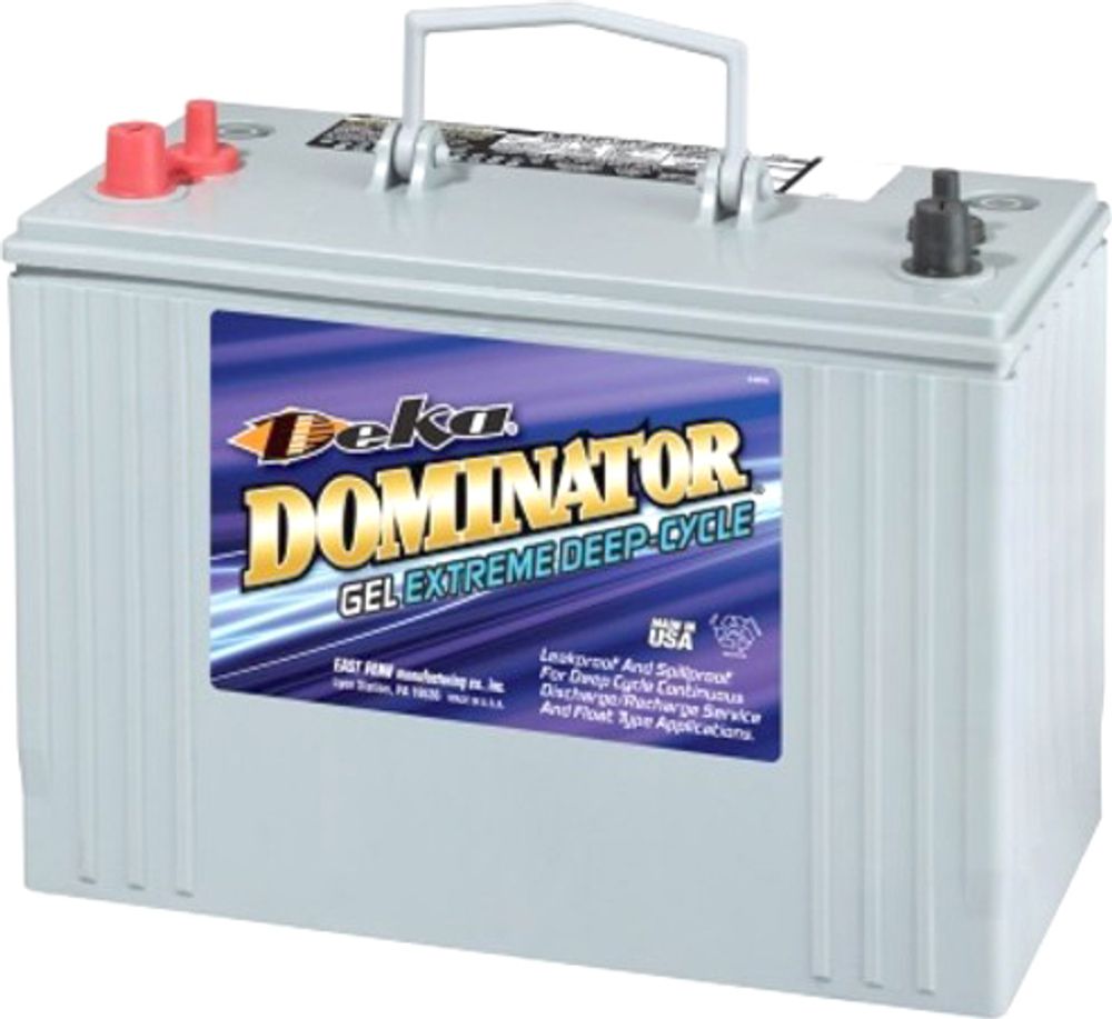 Аккумулятор тяговый Deka Dominator 8G31DT 12В GEL 102а/ч, необслуживаемый