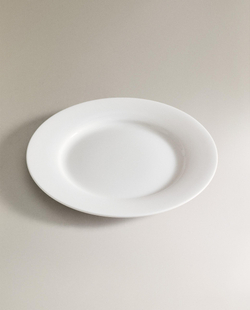 Zara Home тарелка десертная из костяного фарфора, цвет белый, 20.4 см