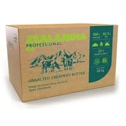 Масло сливочное 82,5% Zealandia Professional 20 кг