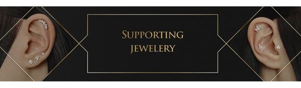 Supporting jewelry