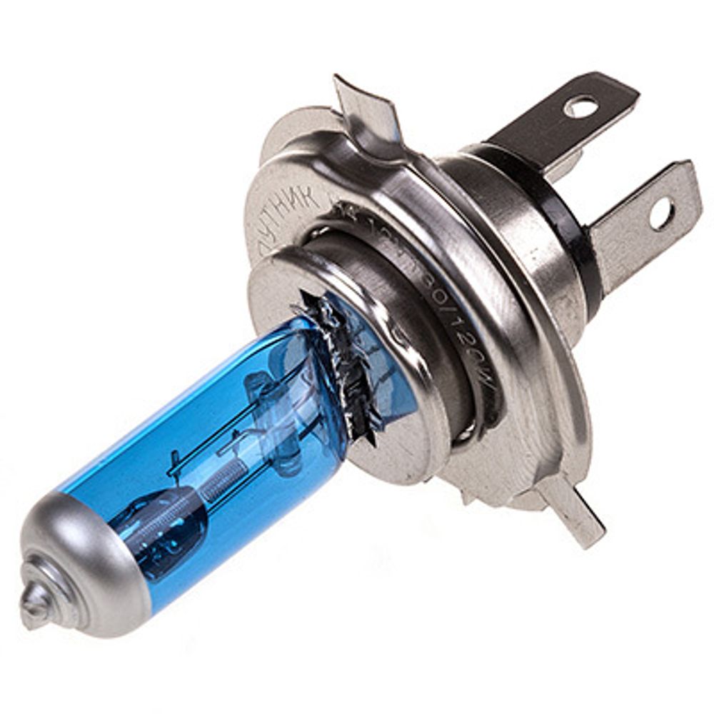 Лампа H4 12V 130/120W P43t н/о набор +30% XENON WHITE (SKYWAY)