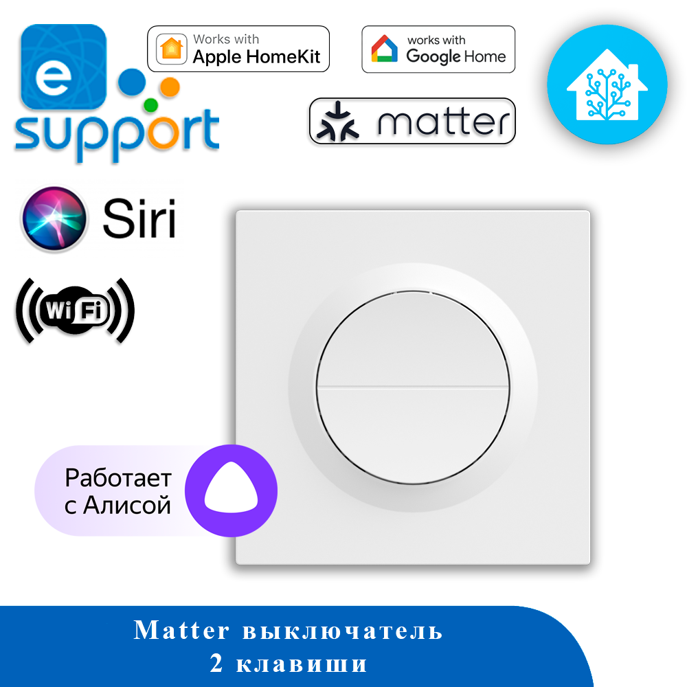 Выключатель SONOFF WiFi MINI-2GS-E (2 канала) MATTER