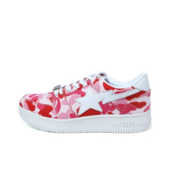A Bathing Ape Bapesta Low Pink ABC Camo