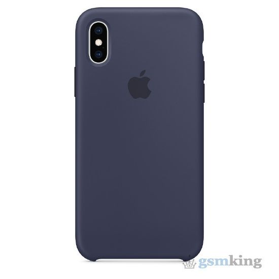 Silicone Case iPhone X/XS Midnight Blue (Тёмно-синий)