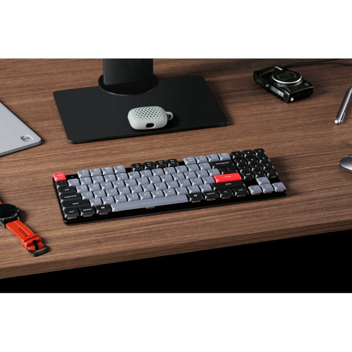 Беспроводная механическая клавиатура QMK Keychron K13 Pro, 90 клавиш, Hot-Swap, Gateron low profile Blue Switch (K13P-H2)