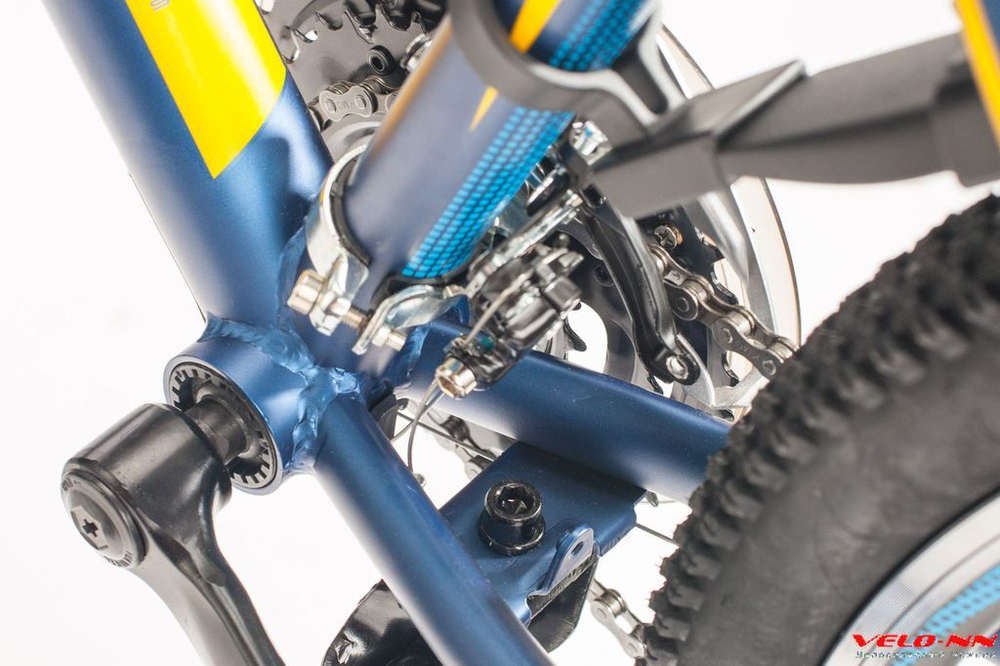 Велосипед STELS Navigator-410 V 24" 21-sp V010 синий/желтый
