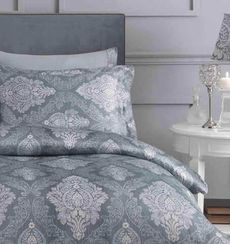 Постельное белье Canvas серый TIVOLYO HOME