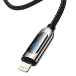 Type-C Кабель Baseus Display Fast Charging Data Cable Type-C to IP 20W PD - Black