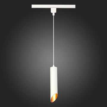 ST152.506.01 Светильник трековый Белый GU10 1*50W IP20 D60xH300 220V Без ламп BASE