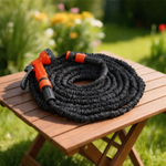 Шланг 15м растягивающийся, 7 режимов распыления, ТПЭ "Inbloom"