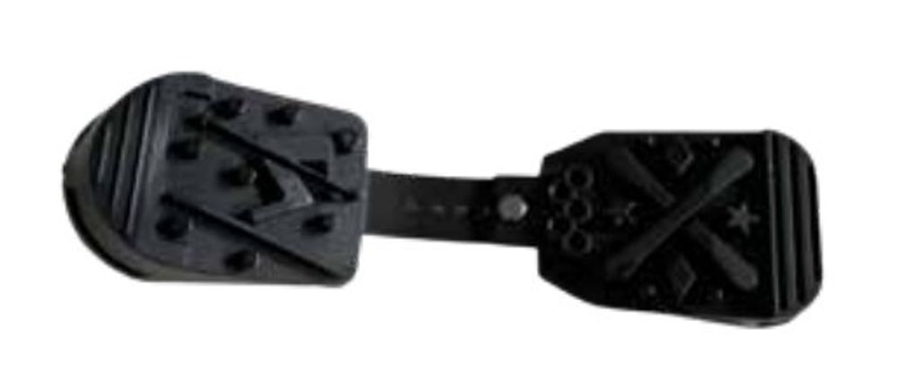 Накладки для подошвы лыжных ботинок ARC CAT TRACKS - Ski boot sole protector - Black