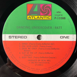 Винтажная виниловая пластинка LP Ratt Dancing Undercover (Japan 1986) (No Obi) Drive Me Crazy