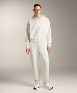 OYSHO Брюки-джоггеры из модала с начесом, экрю