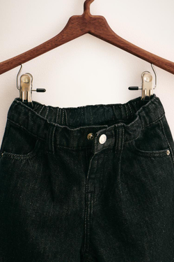 ZARA TIMELESS — ДЖИНСЫ WIDE LEG, ЧЕРНЫЙ