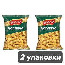 Закуска индийская Bikano из нутовой муки Ganthiya 200 г, 2 шт