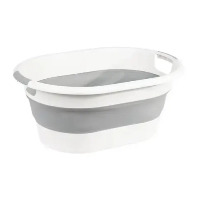 Таз овальный ФЛЕКС 25л складной Смоки