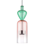 814004 Люстра BELLE LED 1х8W 400LM АЛЮМИНИЙ/МУЛЬТИКОЛОР 3000K