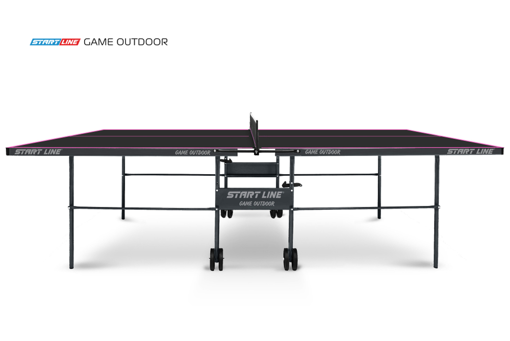 Стол теннисный Game Всепогодный с сеткой Black