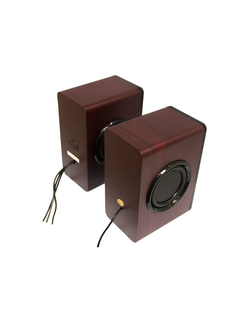 Колонки Dialog Stride AST-25UP CHERRY - акустические колонки 2.0, 6W RMS, вишневые, питание от USB