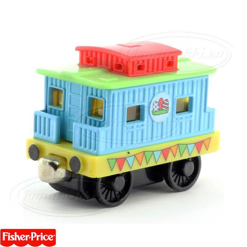 Вагончик-камбуз голубой с флажками (Take-n-Play) loose