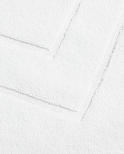 Zara Home - Нескользящий коврик для ванной из хлопка, белый, 55x80 см