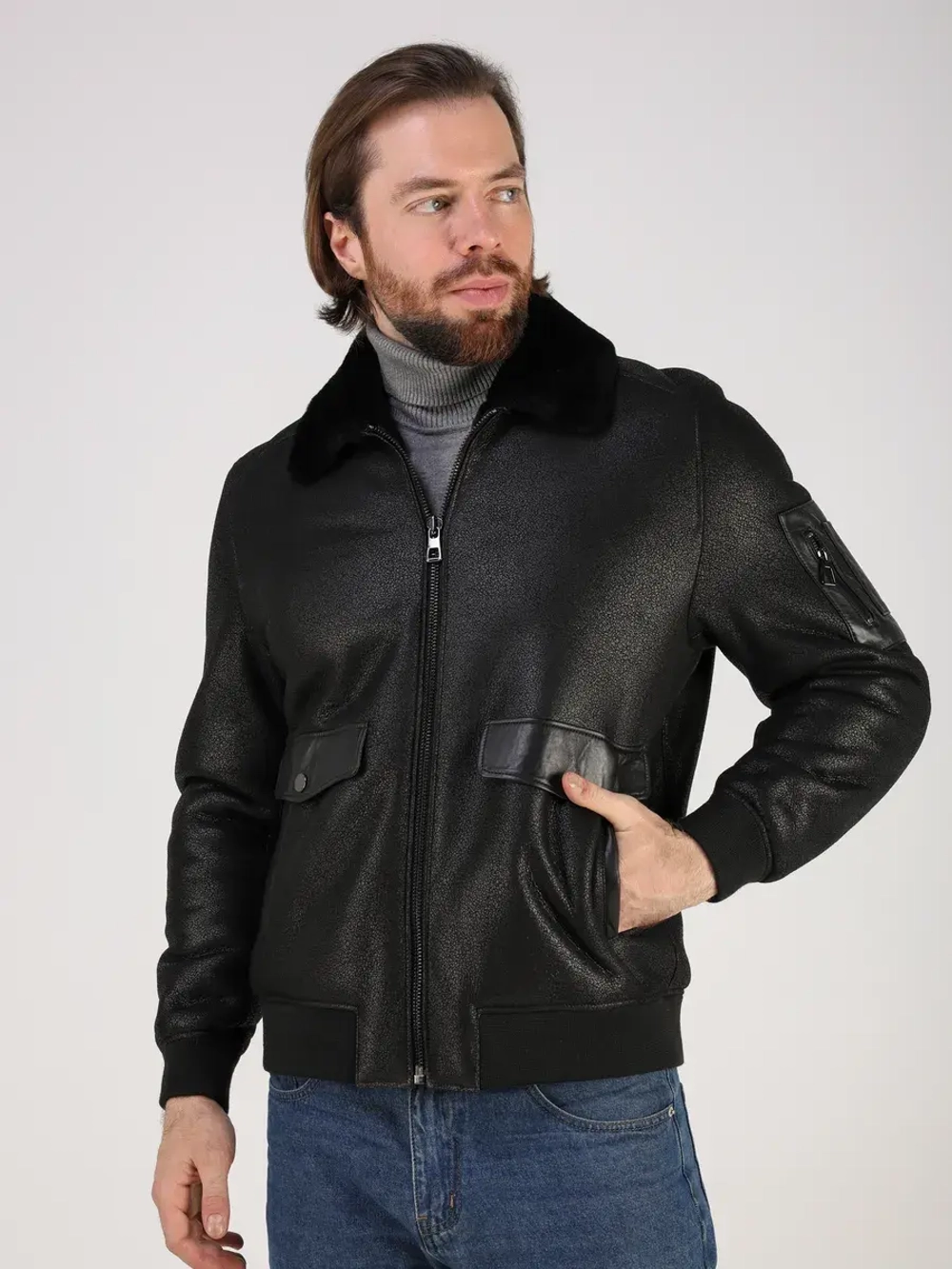 Дубленка натуральная куртка зимняя Турция