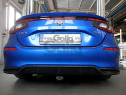 Оцинкованный фаркоп на Honda Civic хетчбек 5 дверей 2022- (без электрики), Galia H111A