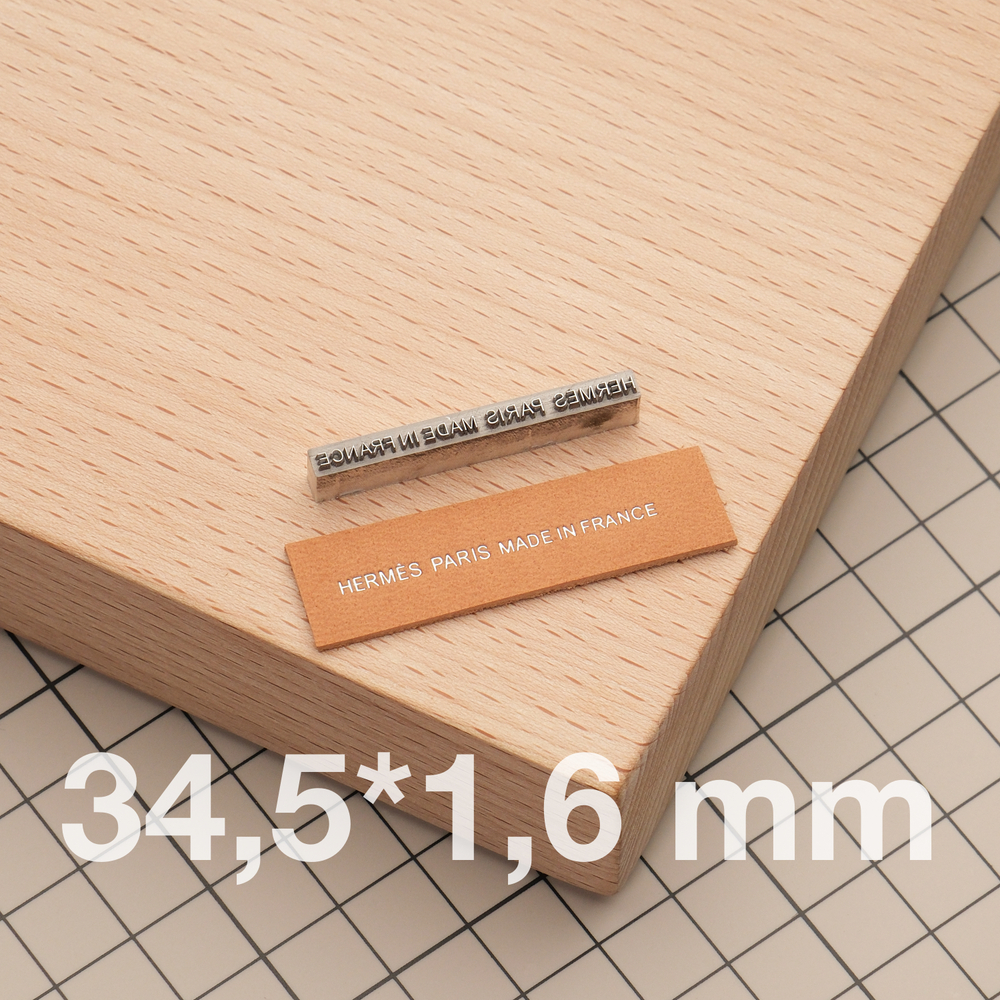 Клише а-ля Hermes 34,5*1,6 мм