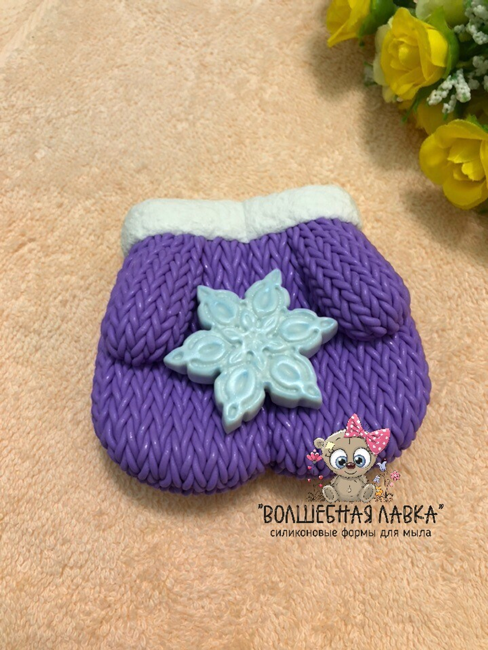 Силиконовая форма Снежинка