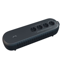 Powercom Back-UPS WOW, OffLine, 850VA/425W, Tower, 4xSchuko outlets(1 Surge & 3 batt), USB (78234)