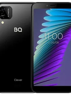 Смартфон BQ 5765L Clever, 5.7", IPS, 2 sim, 3Гб, 16Гб, 5 Мп, microSD, 2700 мАч, черный