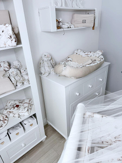 Комплект постельного белья Lepre New Savannah 6 предметов 125х65 см белый/песочный