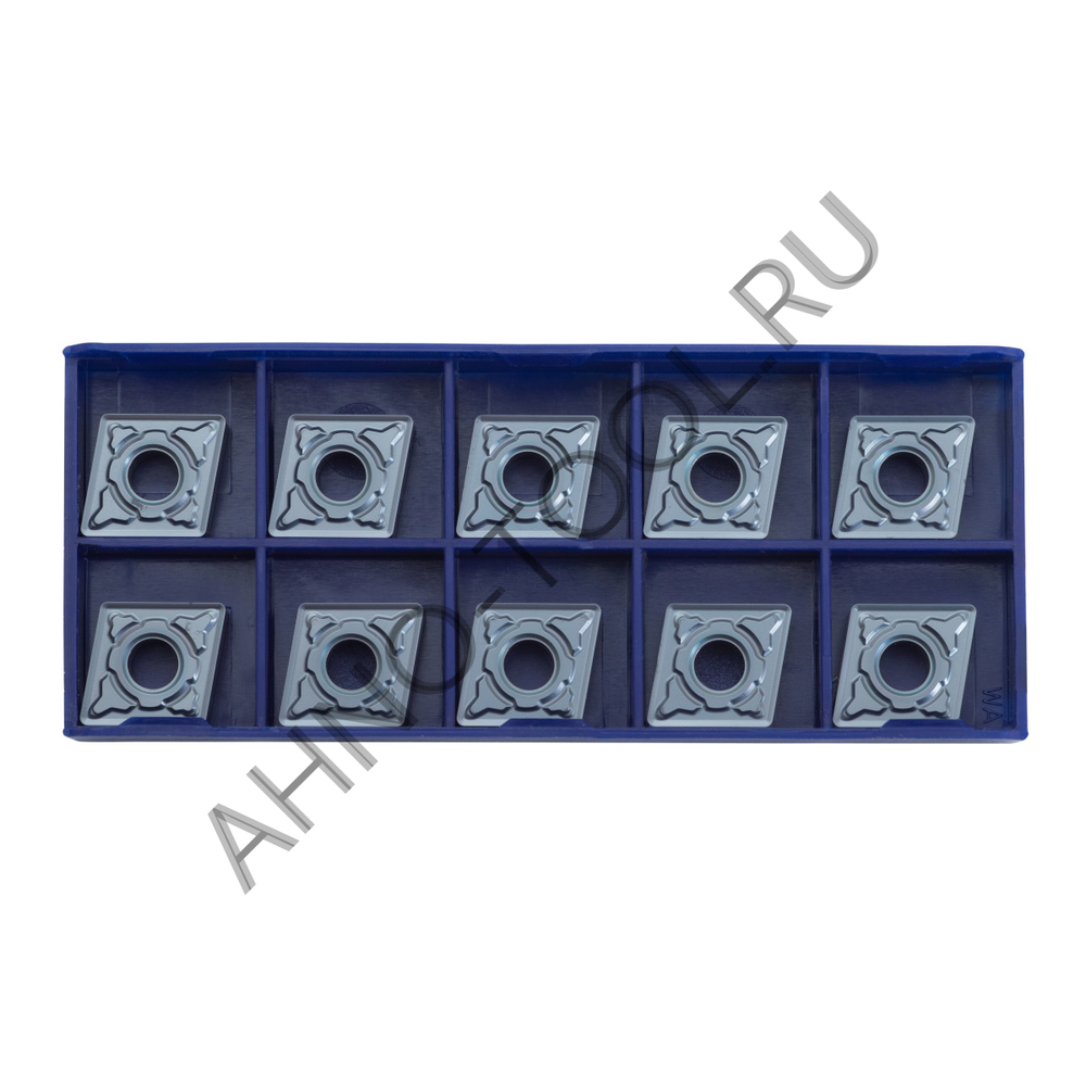 Пластина твердосплавная ISO CNMG120408-MMA APM20E AHNO по нерж.стали, получистовая