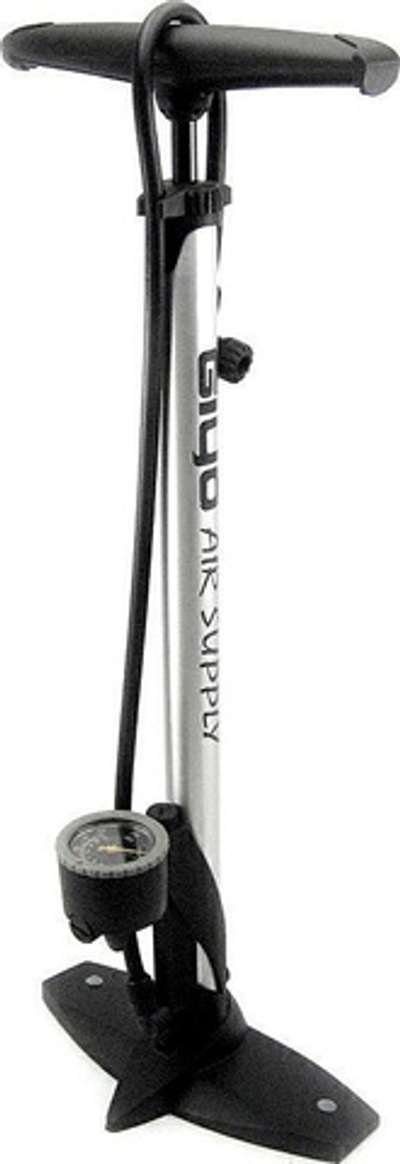 Насос напольный алюм корпус, 160psi, двуручный, манометр, А/V. GF-31P