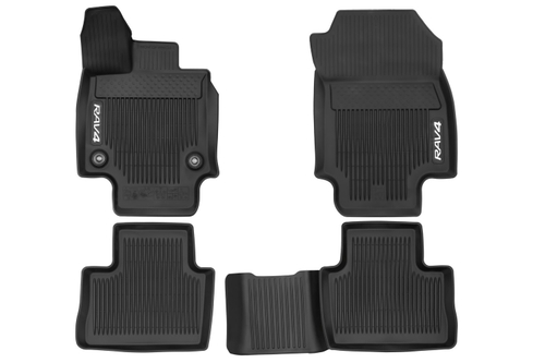 Коврики в салон для TOYOTA RAV4, 2019-, чёрн., АКПП, 4шт. 58500YYE70C0