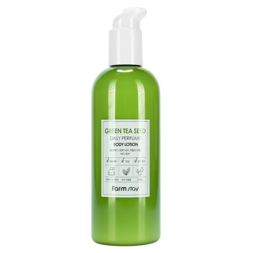 Парфюмированный лосьон для тела с экстрактом зеленого чая FarmStay Green Tea Seed Daily Perfume Body Lotion 330мл