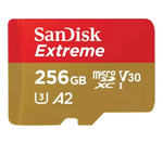 Карта памяти SanDisk Extreme 256GB microSDXC U3 V30 A2