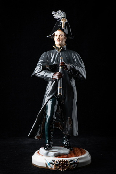 Статуэтка. Фарфор. Солдат. Беллинсгаузен Фаддей Фаддеевич - Русский флотоводец. Россия