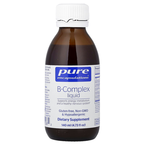 Pure Encapsulations, B-Complex, жидкая добавка, 140 мл (4,73 жидк. унции)