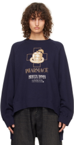 UNDERCOVER x BRIGITTE TANAKA ТОЛСТОВКА ФИОЛЕТОВАЯ PHARMACIE