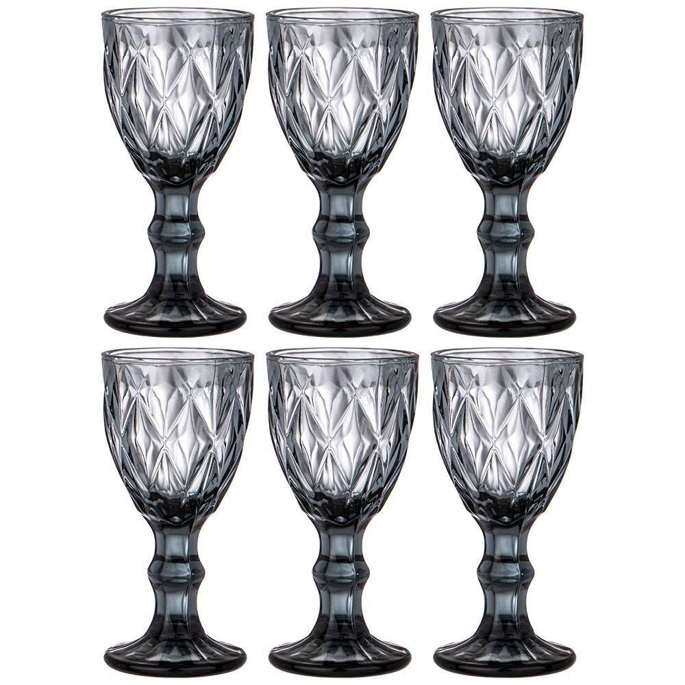 НАБОР РЮМОК "РОМБО" ИЗ 6ШТ. СЕРИЯ "MUZA COLOR" 50МЛ. / В=10,5 СМ (КОР=16НАБ.)