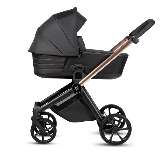 Коляска 3 в 1 Tutis Mio 3+ Black Edition Rose Gold