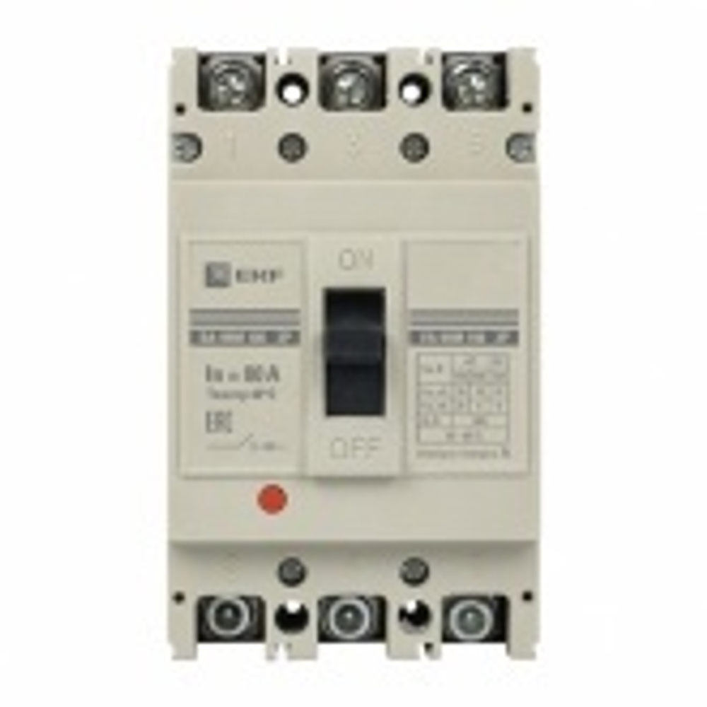 Выключатель автоматический ВА-99M 100/80А 3P 35кА EKF PROxima mccb99-100-80m