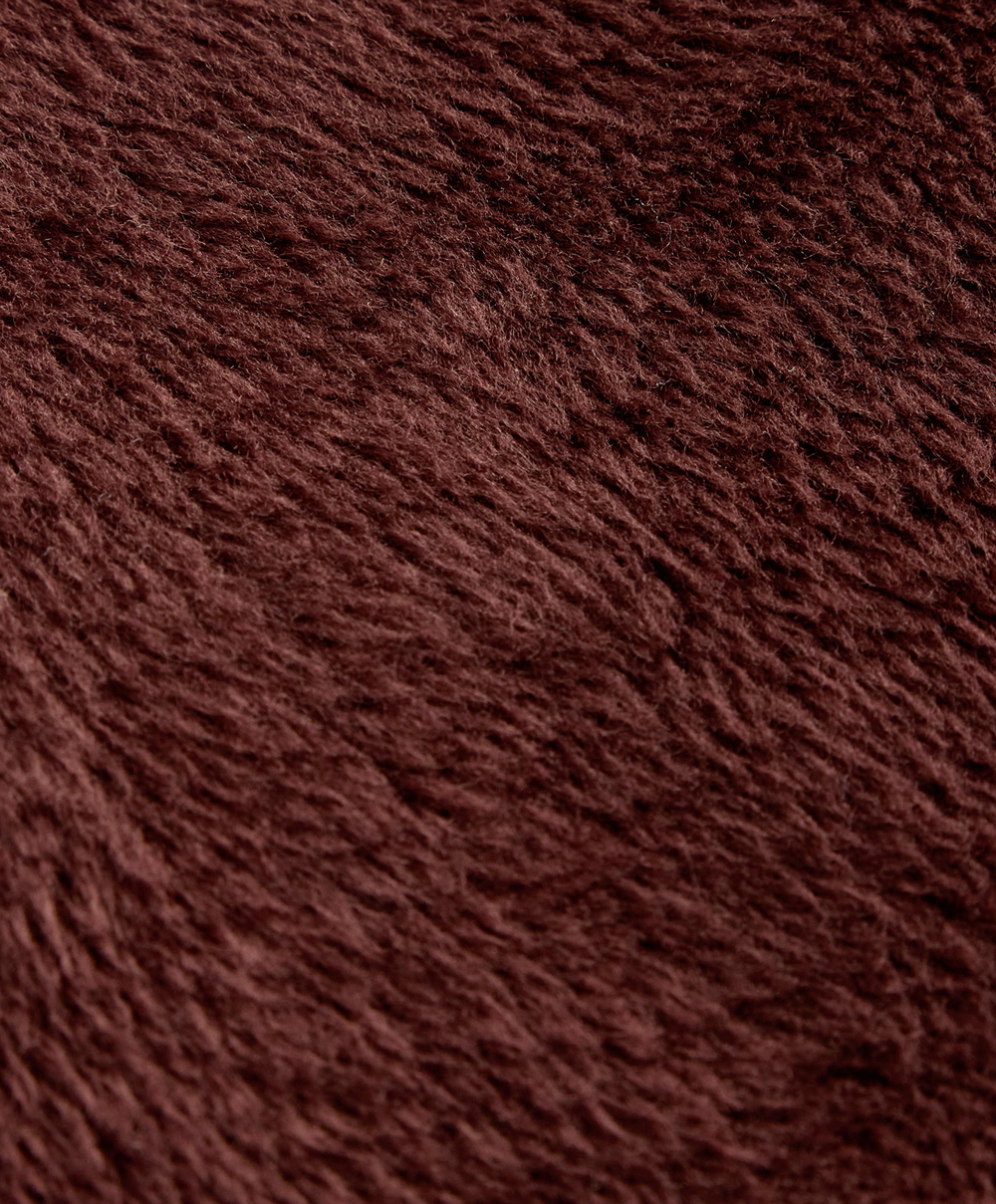 OYSHO Бесшовные брюки Bootcut с высокой посадкой, бургунди