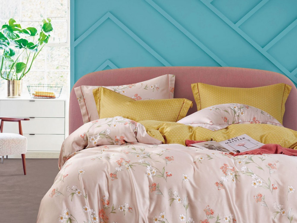 Постельное белье 2 спальное евро Asabella 1628-6